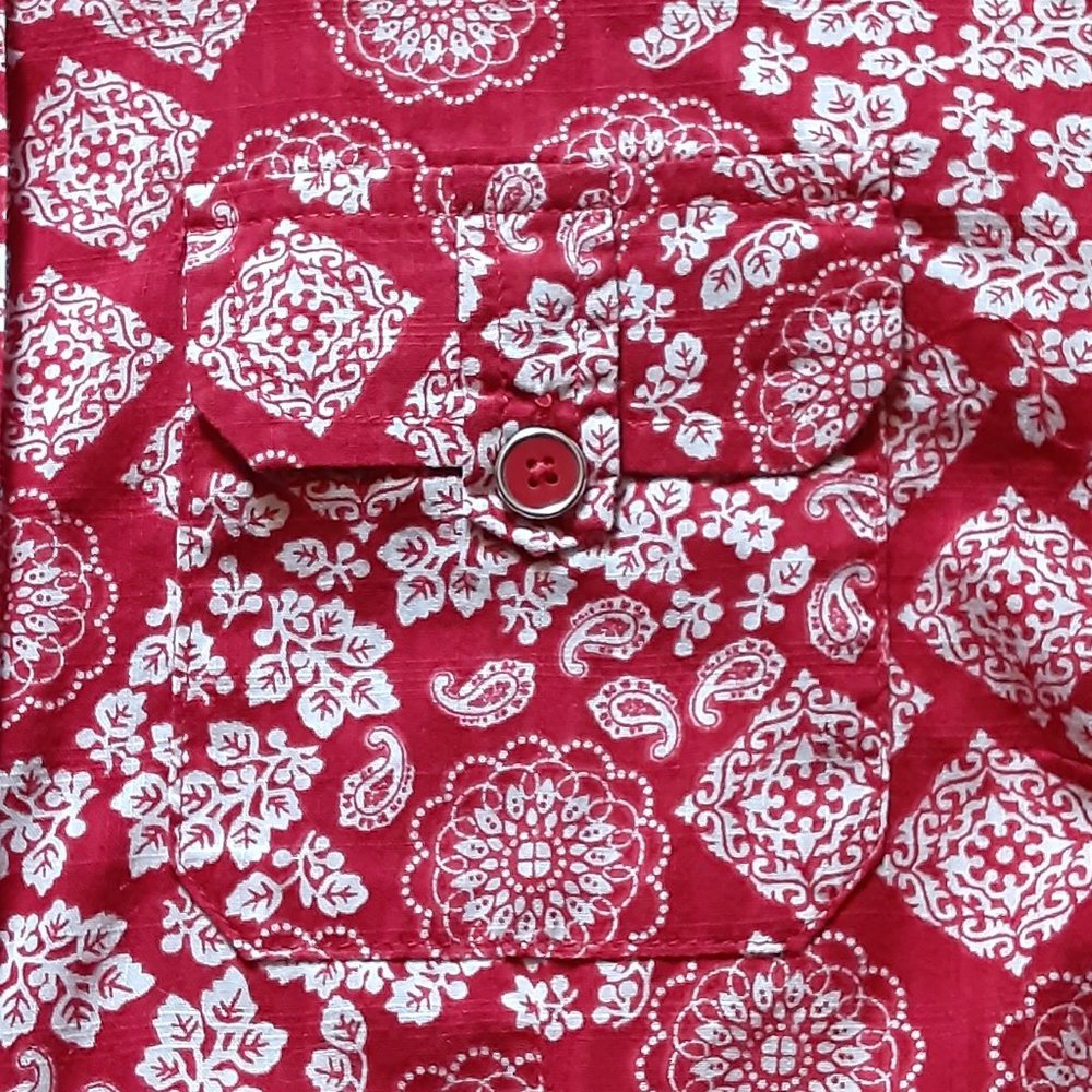 KAREN SCOTT 3/4 SLEEVE TOP/ PM - Picture 6 of 9